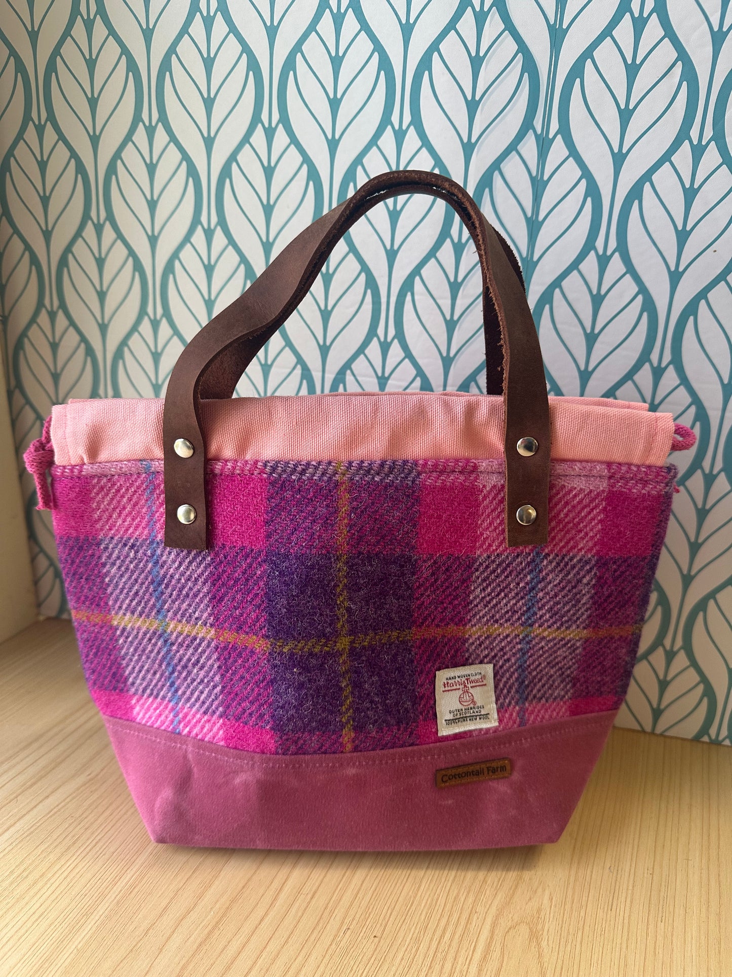 Harris Tweed Double Handle Tote