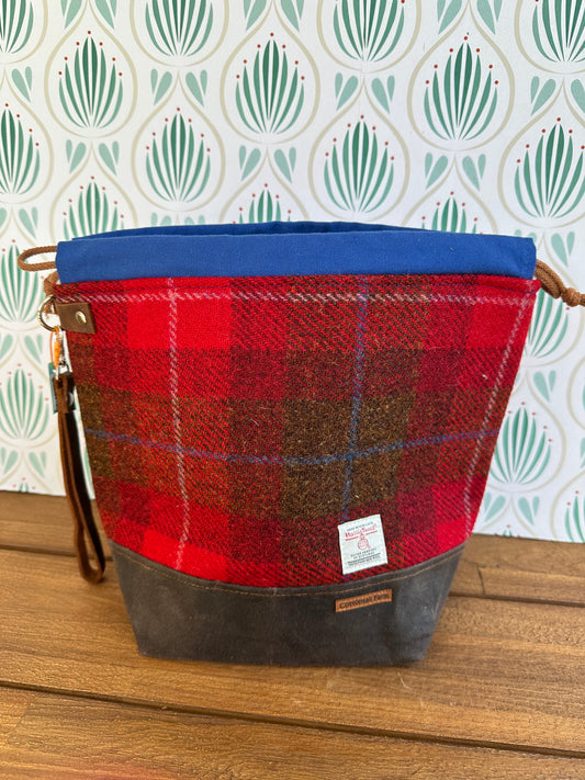 Harris Tweed Medium Drawstring