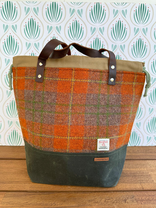 Harris Tweed Large Drawstring