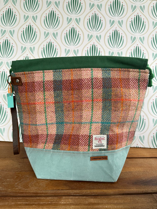 Harris Tweed Medium Drawstring