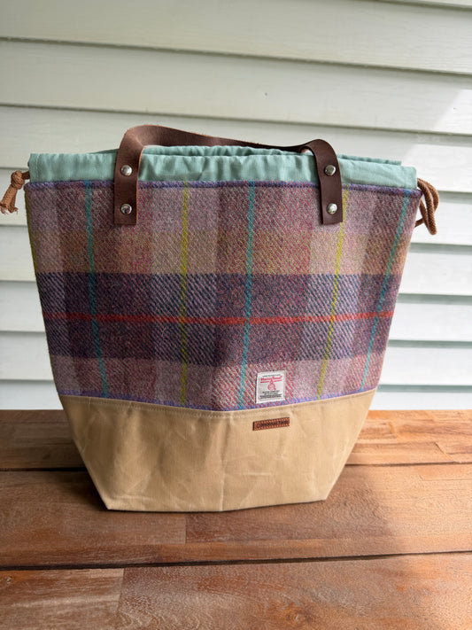 Harris Tweed Large Drawstring