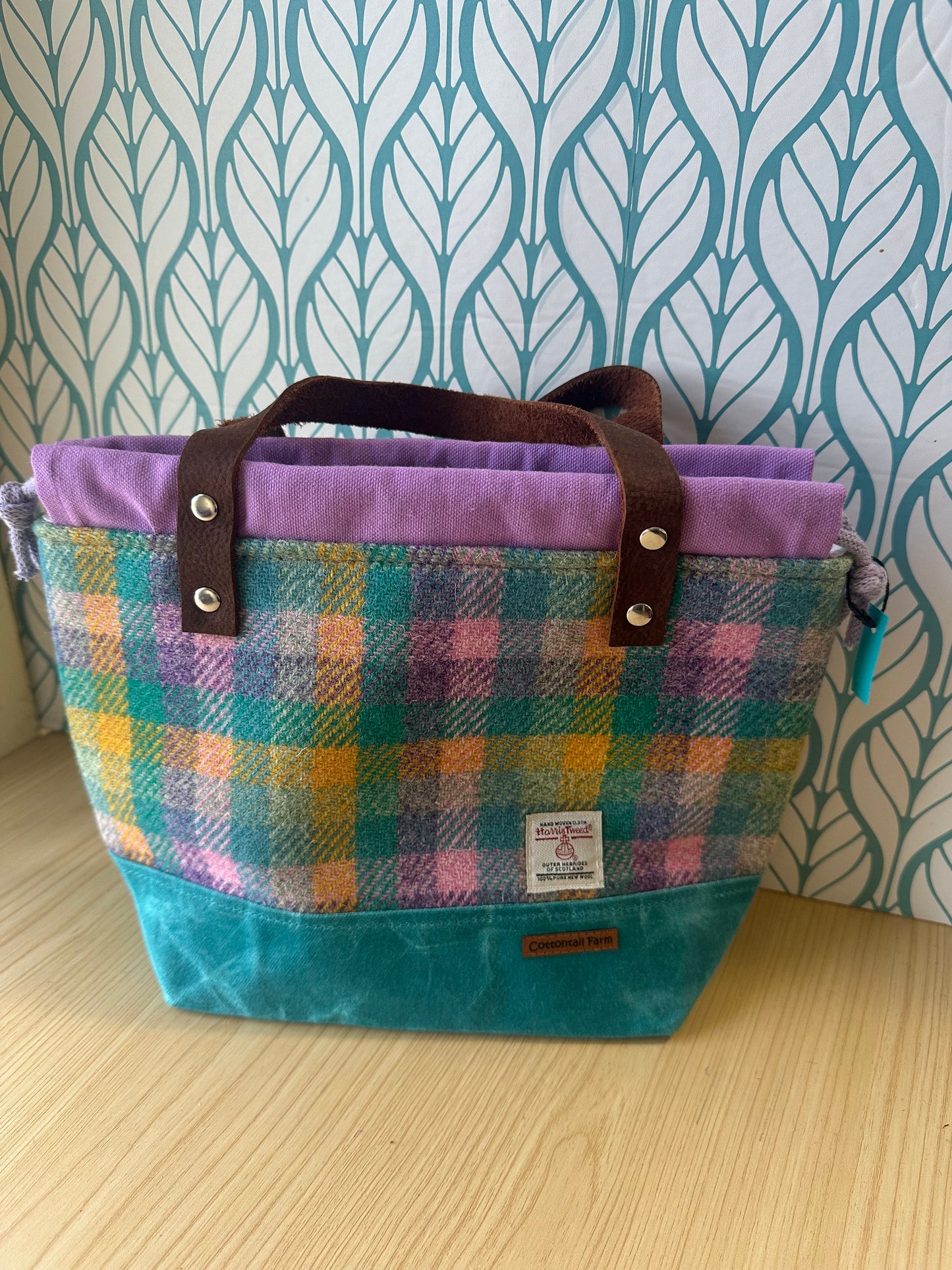 Harris Tweed Double Handle Tote