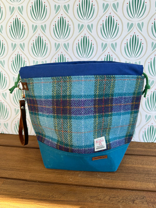 Harris Tweed Medium Drawstring