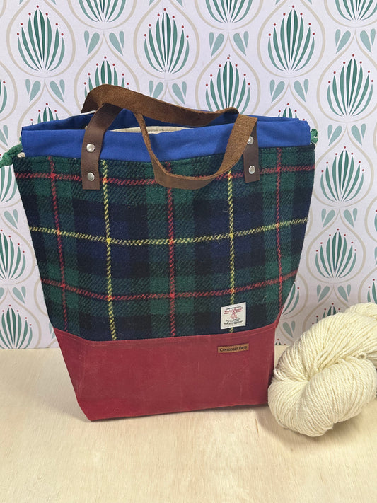 Harris Tweed Large Drawstring