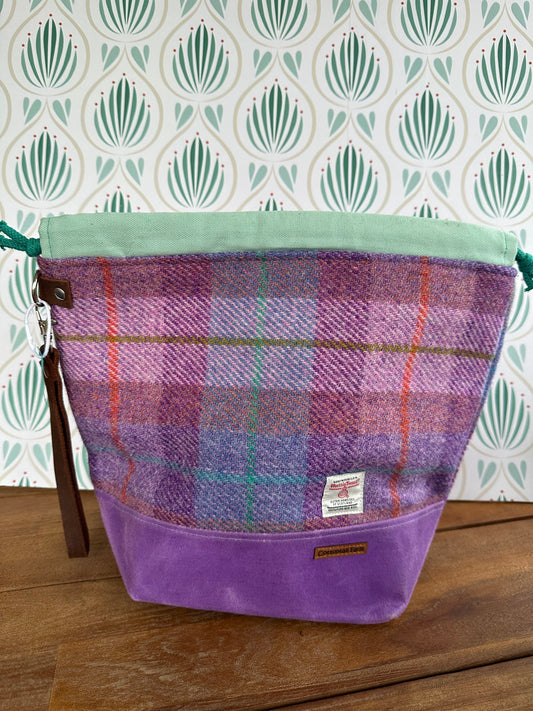 Harris Tweed Medium Drawstring