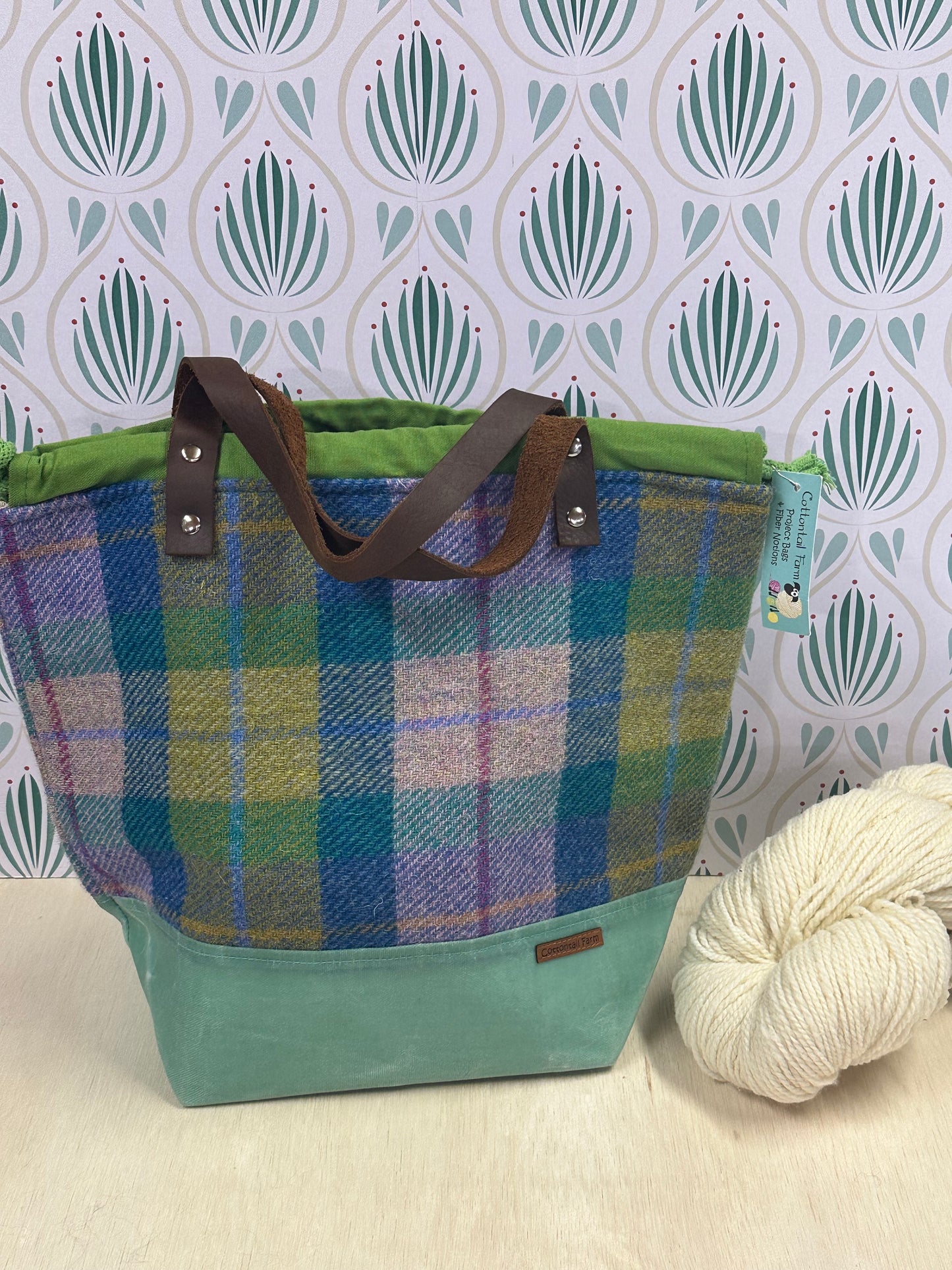 Harris Tweed Large Drawstring