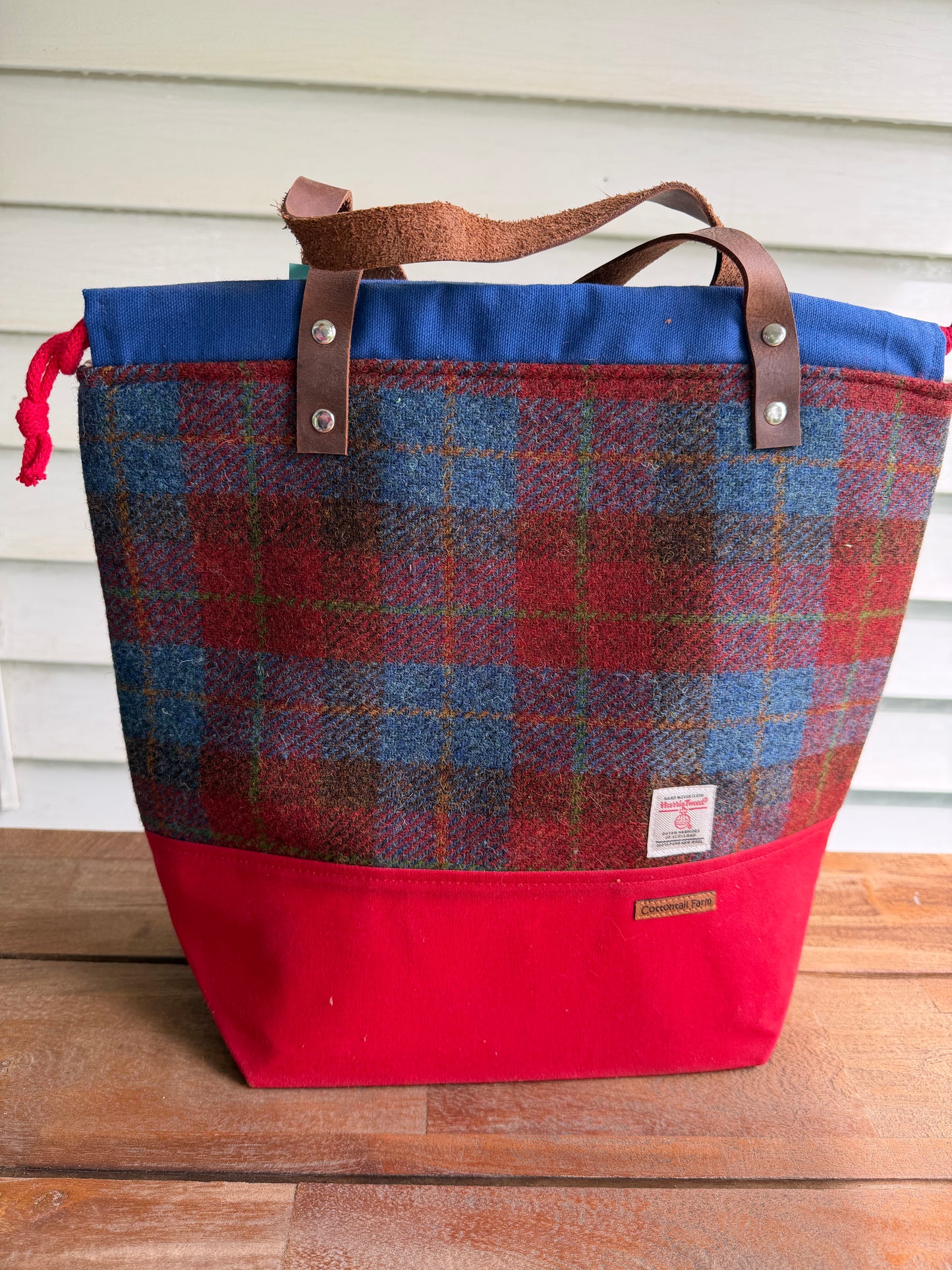 Harris Tweed Large Drawstring