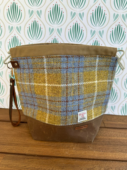 Harris Tweed Medium Drawstring