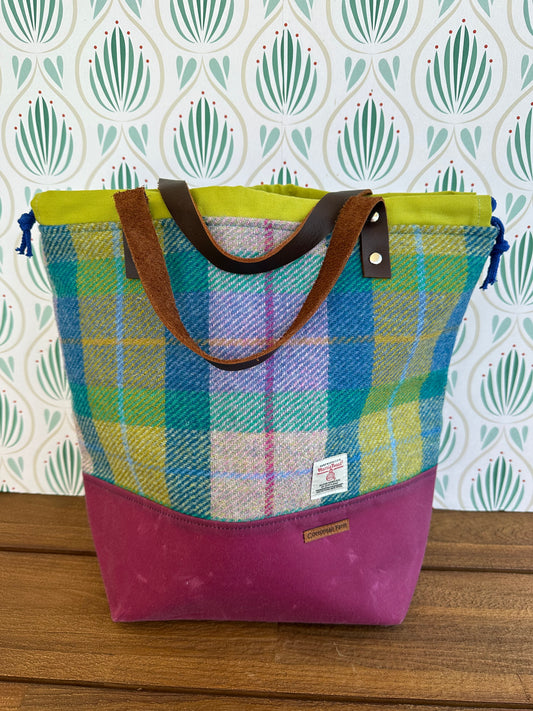 Harris Tweed Large Drawstring
