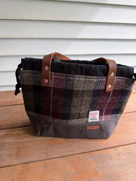 Harris Tweed Double Handle Tote