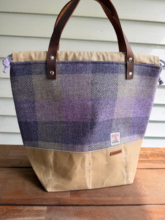 Harris Tweed Large Drawstring