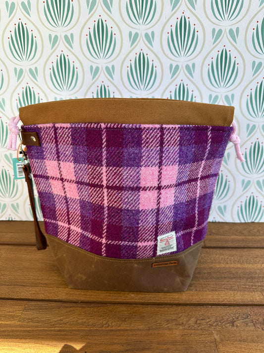 Harris Tweed Medium Drawstring