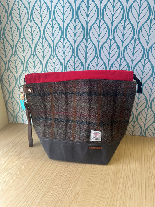 Harris Tweed Medium Drawstring