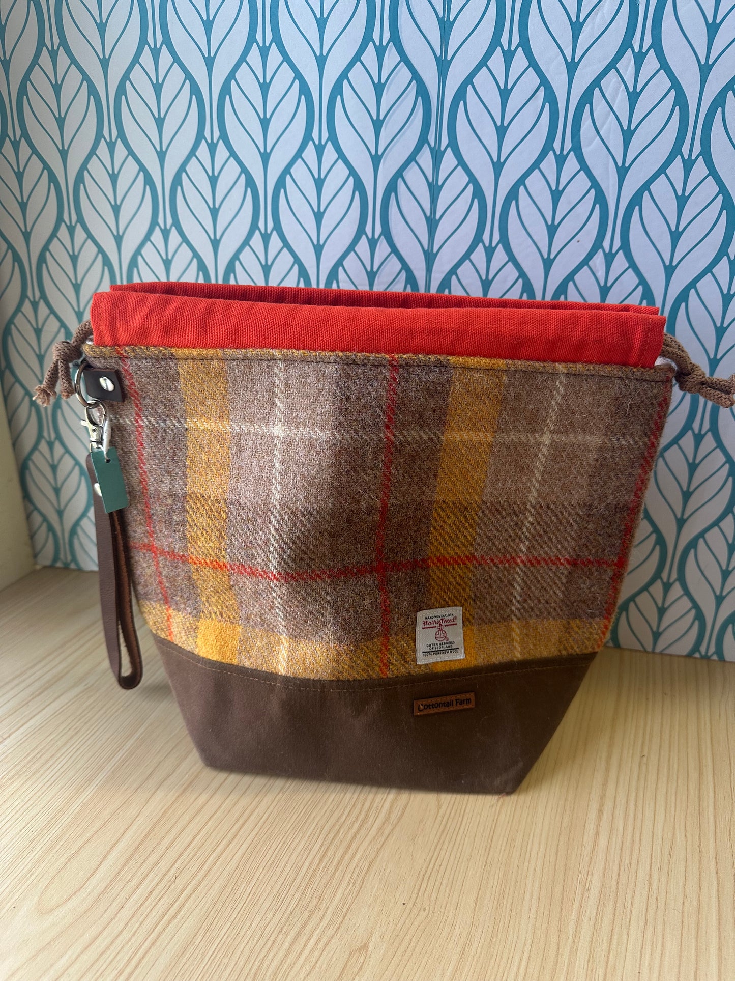 Harris Tweed Medium Drawstring