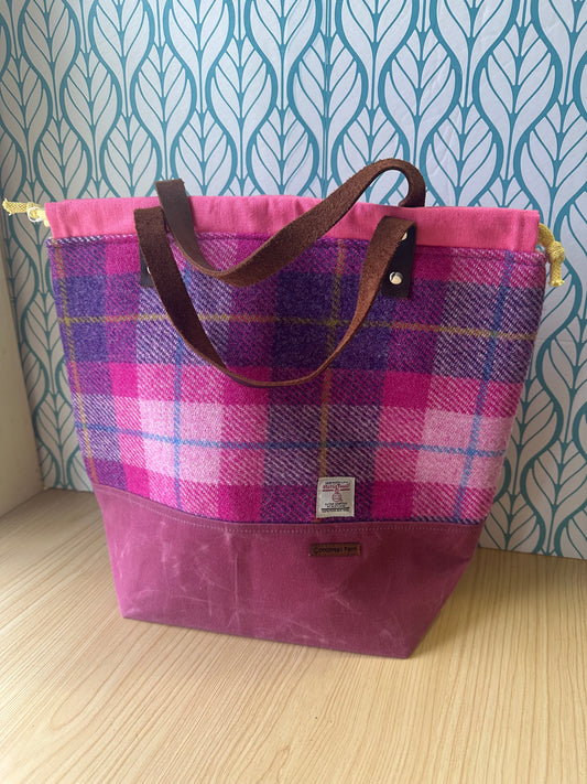 Harris Tweed Large Drawstring