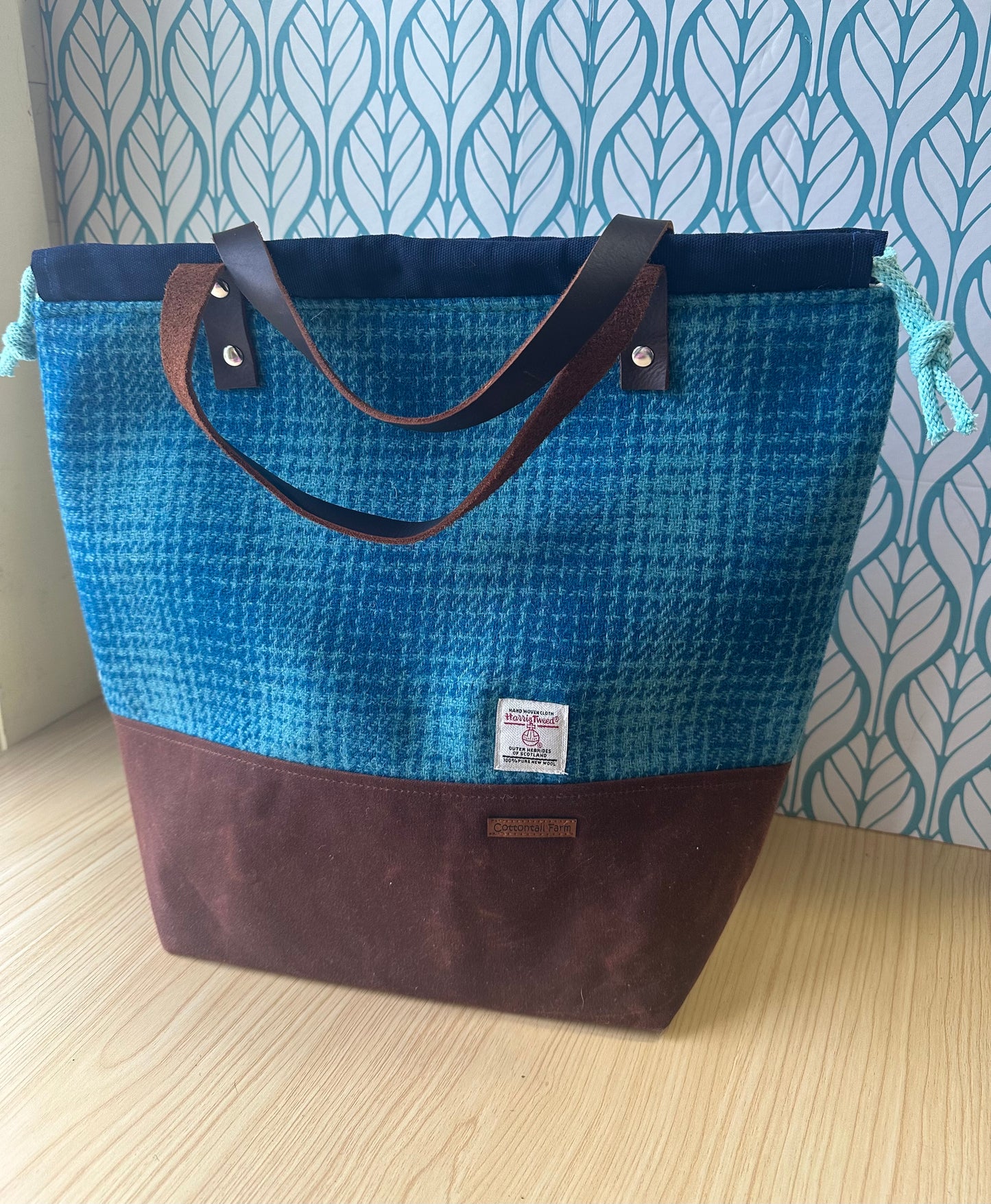 Harris Tweed Large Drawstring