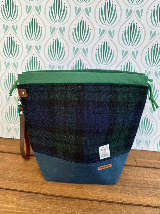 Harris Tweed Medium Drawstring