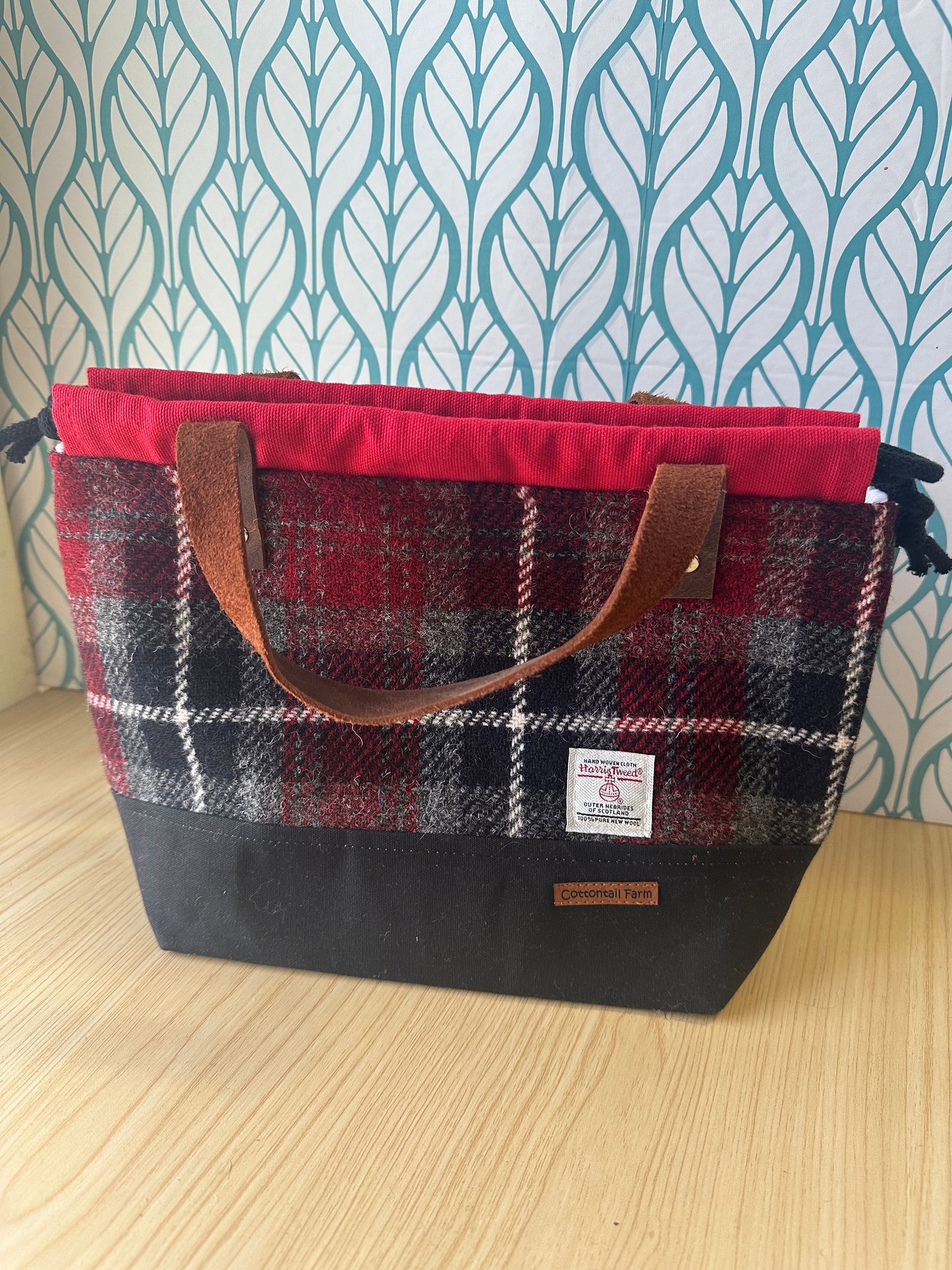 Harris Tweed Double Handle Tote