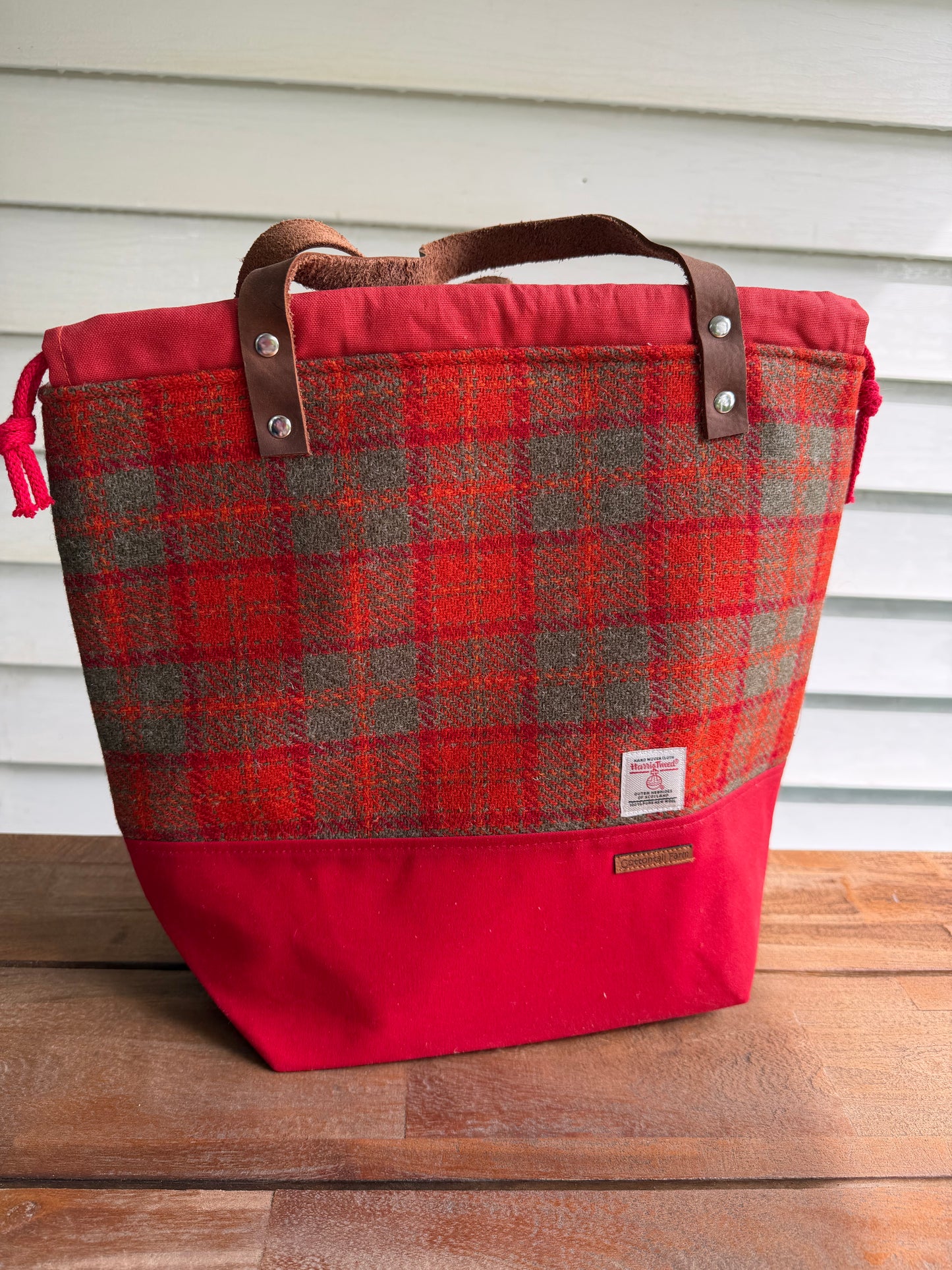 Harris Tweed Large Drawstring