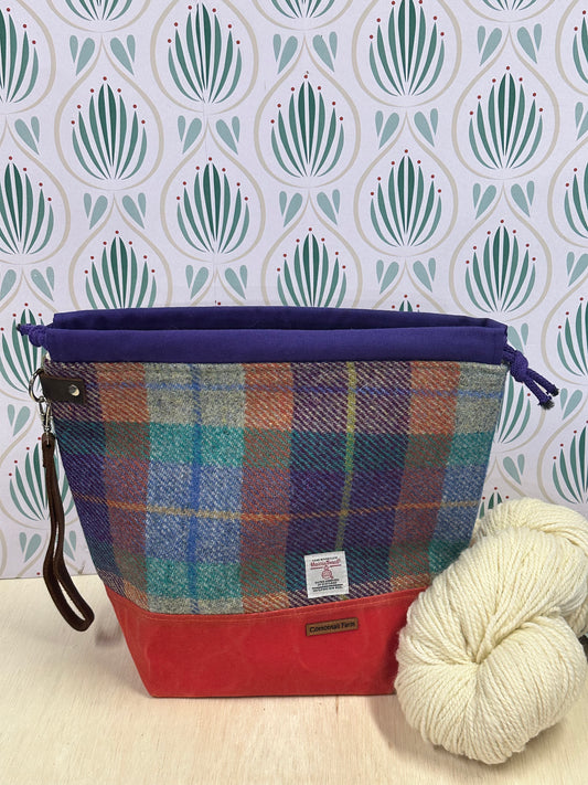 Harris Tweed Medium Drawstring