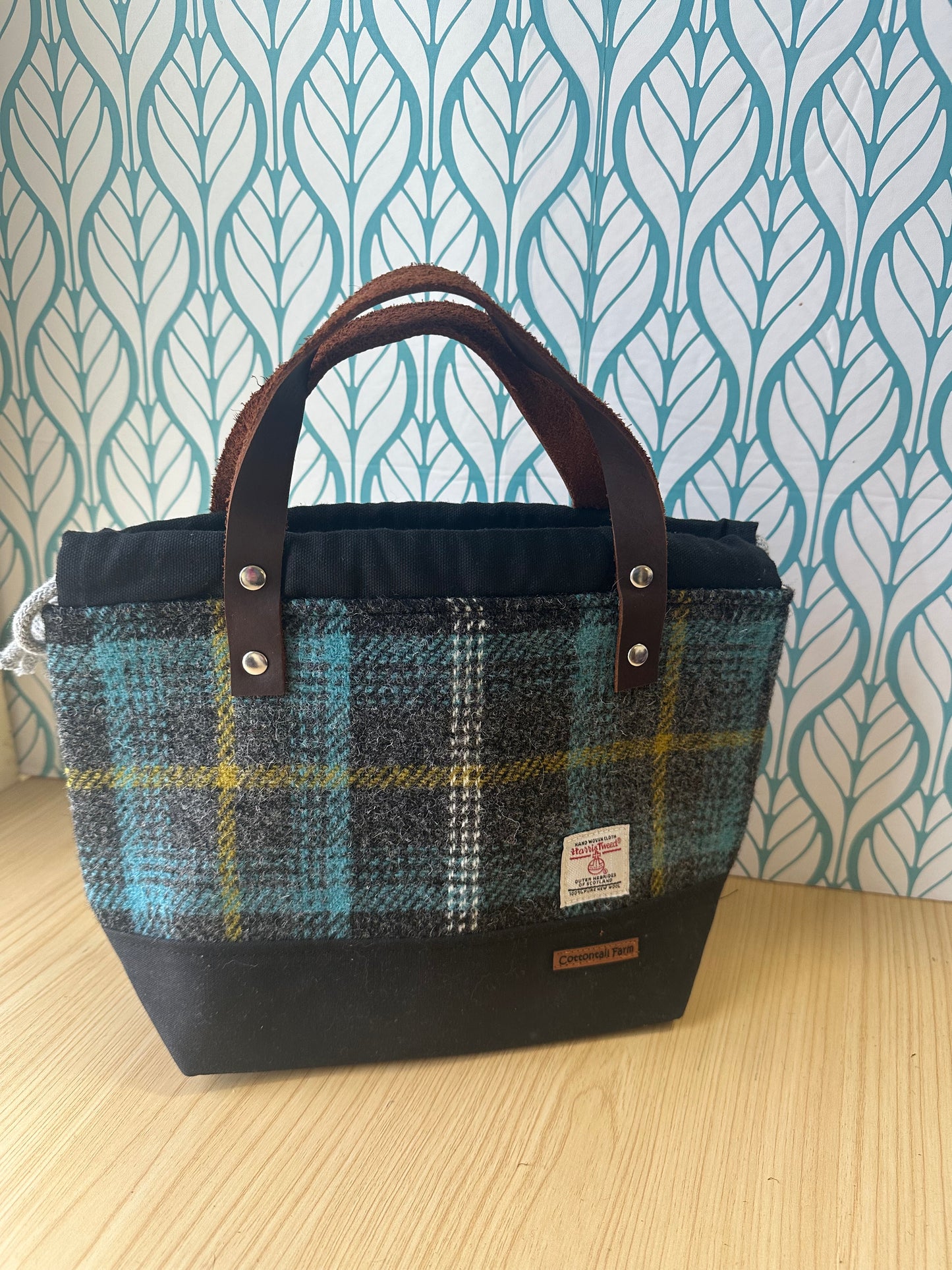 Harris Tweed Double Handle Tote