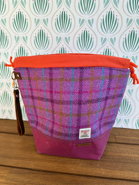 Harris Tweed Medium Drawstring