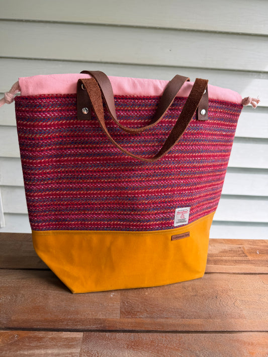 Harris Tweed Large Drawstring