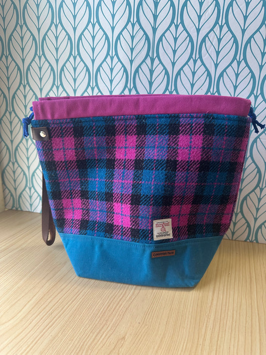 Harris Tweed Medium Drawstring