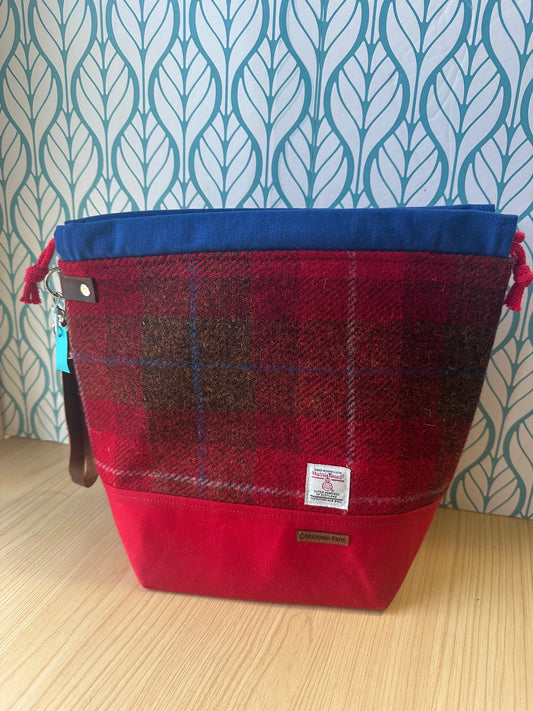 Harris Tweed Medium Drawstring