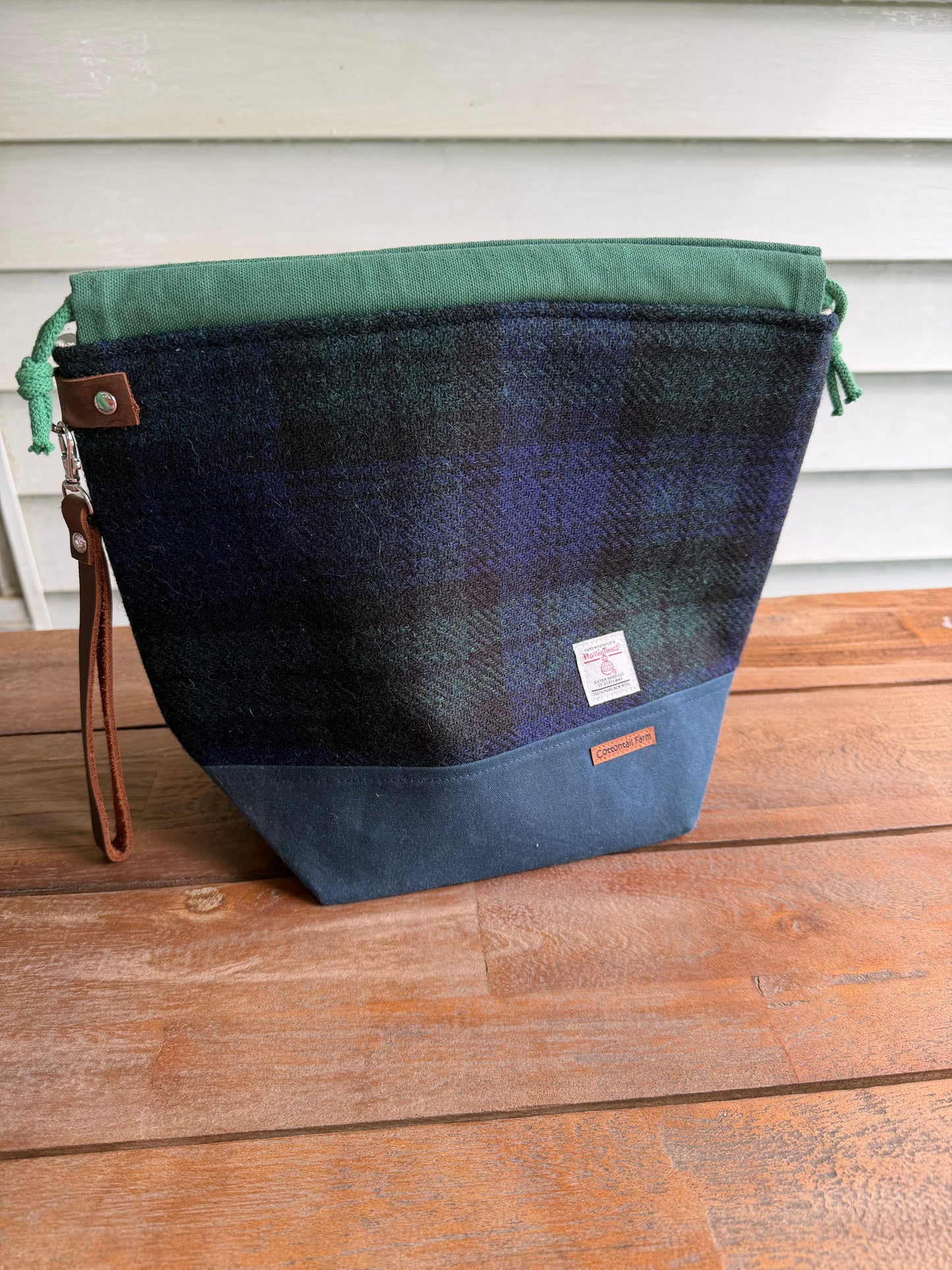 Harris Tweed Medium Drawstring