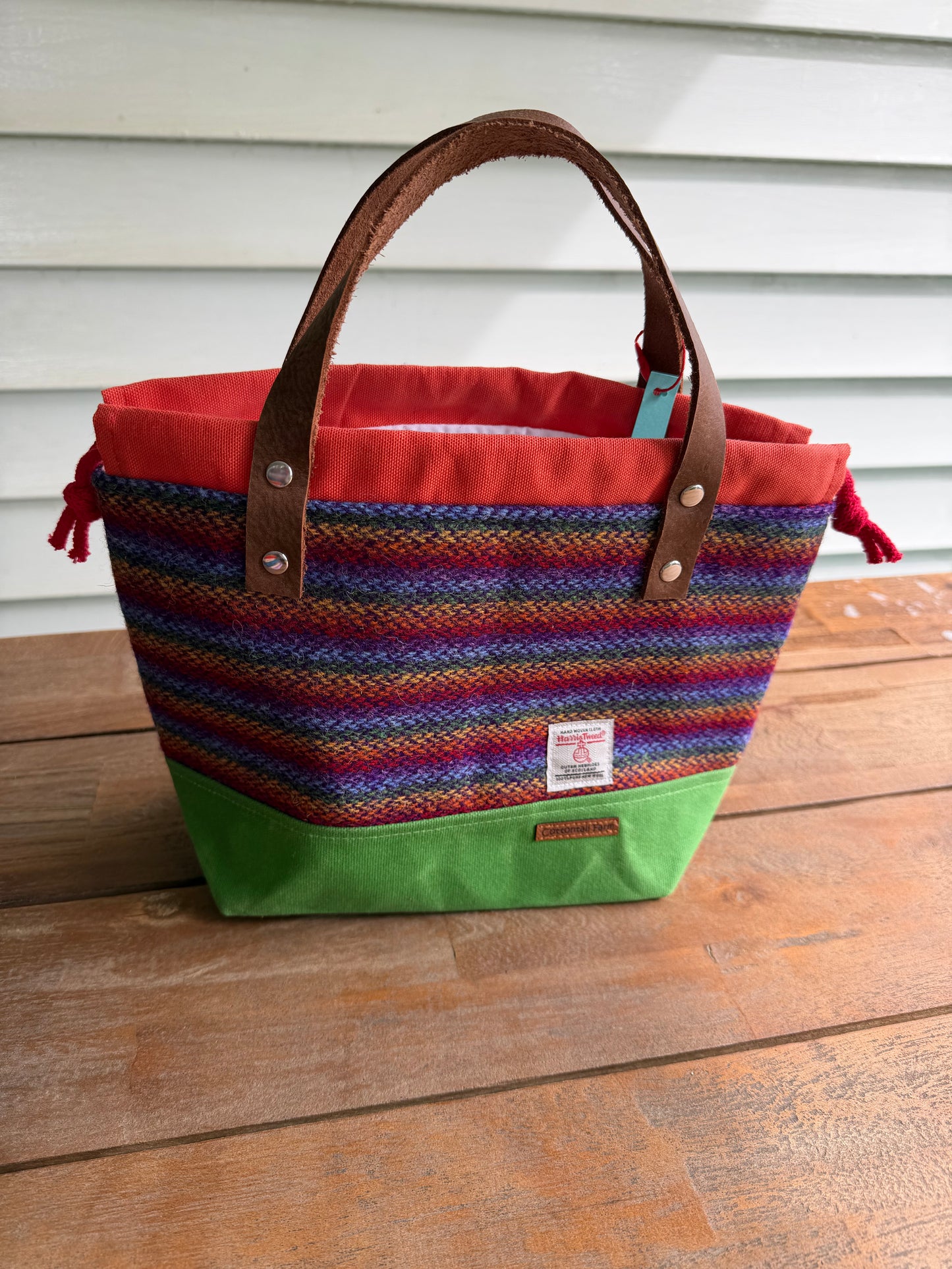 Harris Tweed Double Handle Tote