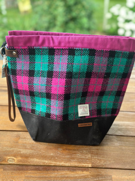 Harris Tweed Medium Drawstring