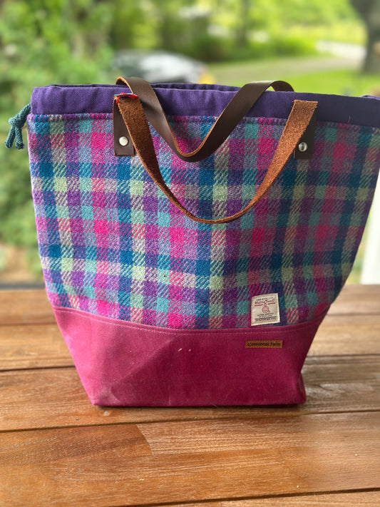 Harris Tweed Large Drawstring