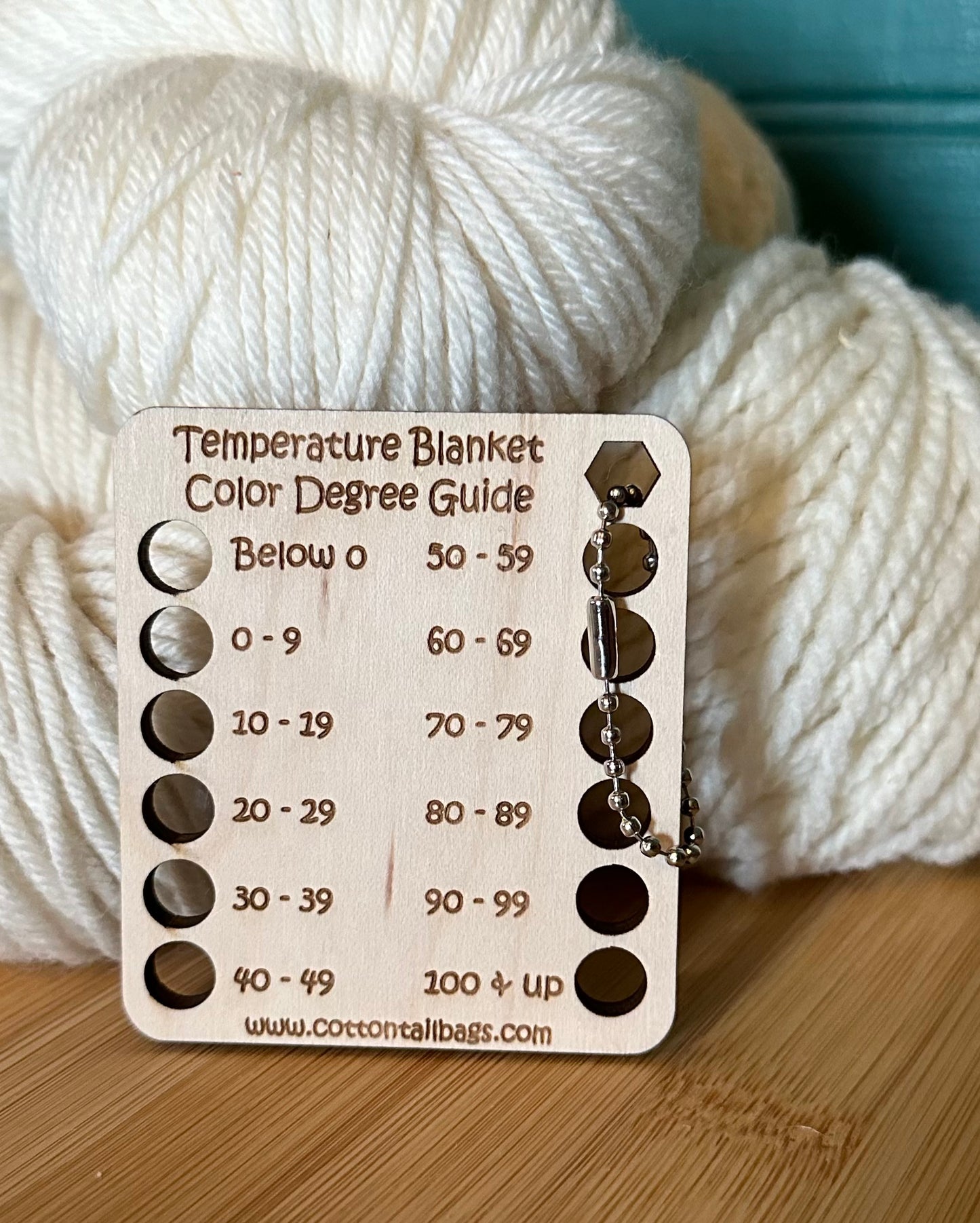 Temperature Blanket Color Guide