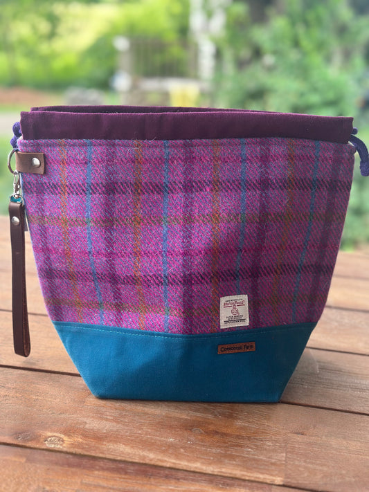 Harris Tweed Medium Drawstring