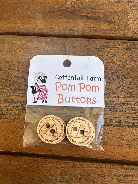 Hat Pom Pom Buttons