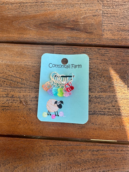 Bee Glitter Stitch Markers